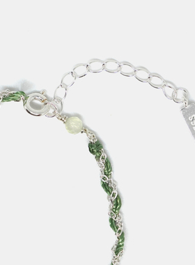 THISNESS纯银小众编织手链