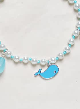 THISNESS纯银鲸鱼珍珠手链