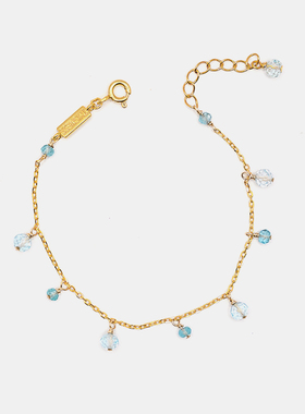 THISNESS天然水晶复古法式手链