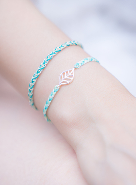 THISNESS粉色许愿手链