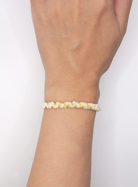 编织浅薄荷绿许愿手链THISNESS