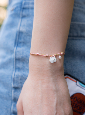 THISNESS纯银猫咪手链