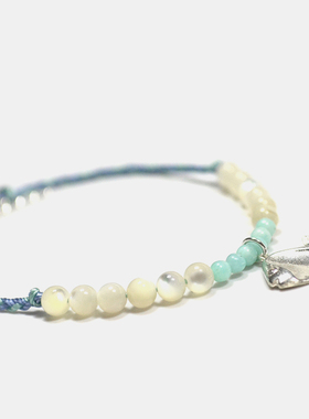 THISNESS纯银小鱼天河石手链