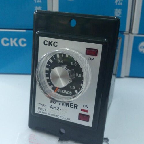 正品松菱CKC通电延迟24vdc110vac时间继电器380v220v可调AH2-y/y2 - 图2