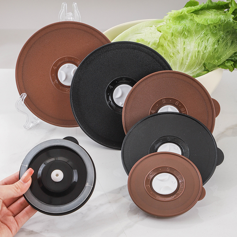 密封盖保鲜塑料盖泡面碗陶瓷通用盖子圆形饭盒配盖防溅盖硅胶盖子