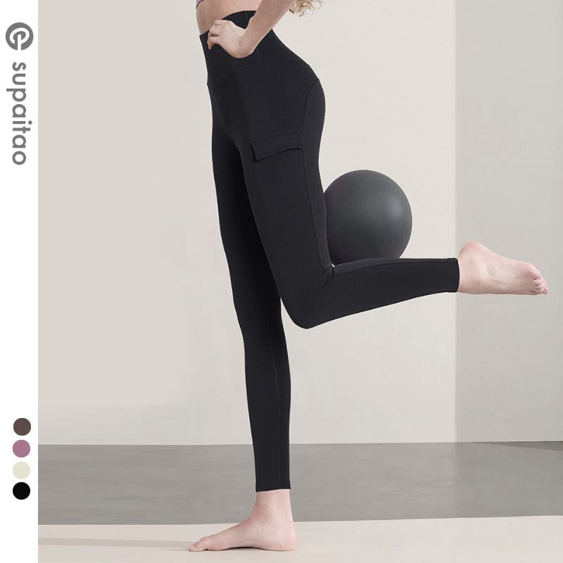 清仓不退换】高腰提臀瑜伽裤紧身健身裤运动跑步健身速干女秋冬 - 图2