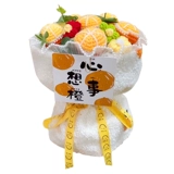 Вязаная пряжа букет с ручными подсолнушками ручной