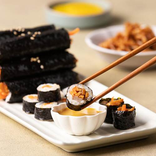 韩式紫菜包饭JAS进安腌渍牛蒡切条牛蒡寿司料理用食材 500g - 图2