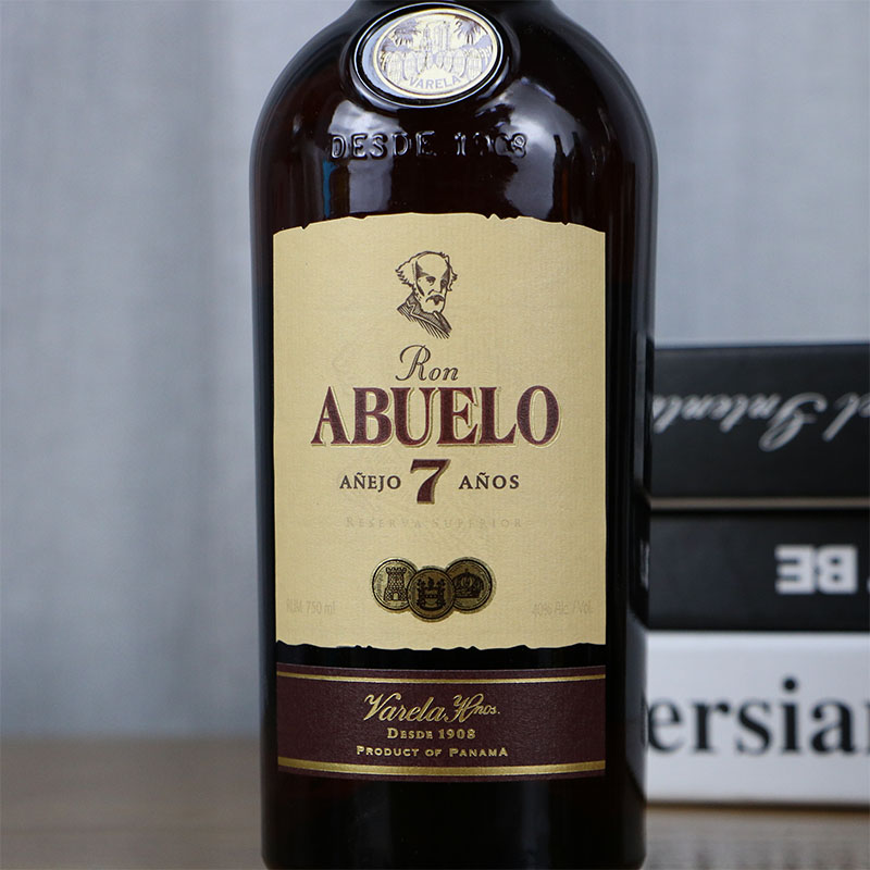 老爷爷7年朗姆酒甘蔗酒 RON Abuelo Anejo RUM烈酒基酒进口洋酒-图0