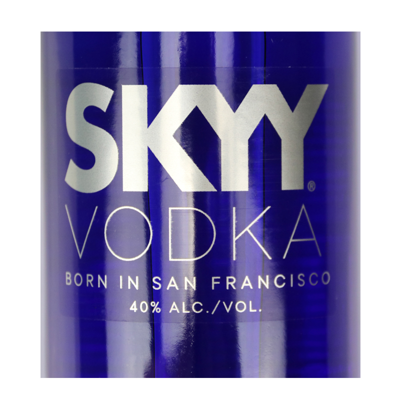 新款蓝天/深蓝伏特加 skyy vodka原味鸡尾酒基 进口洋酒 - 图0