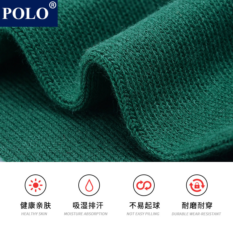 polo秋冬季厚款条纹潮流百搭女袜子 品伦内衣短袜/打底袜/丝袜/美腿袜