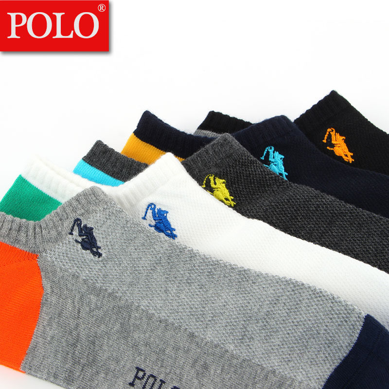 polo男士夏季低帮隐形运动低腰男袜 品伦内衣短袜/打底袜/丝袜/美腿袜