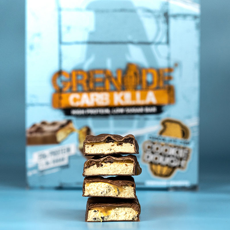 Grenade燃拓蛋白棒英国手雷分离乳清能量棒代餐饱腹Protein bars - 图2