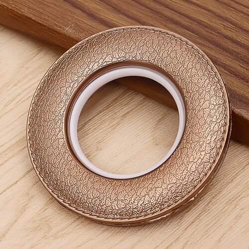 加厚ABS皮革纹窗帘圈罗马圈纳米环静音环窗帘圈圈打孔环布扣环 - 图0