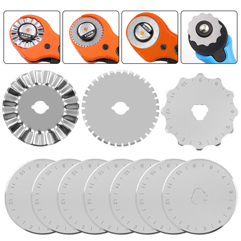 切割圆形刀片 切薄膜胶带布料纸管皮革圆刀片 分切机刀片带刻度 - 图3