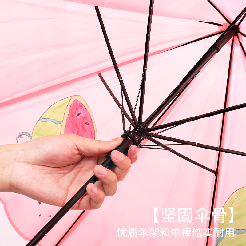 儿童空白画画雨伞diy材料手工制作绘画伞幼儿园透明手绘涂鸦小伞,淘宝优惠券,粉丝福利购,淘宝优惠卷