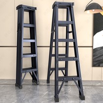 Engineering ladder thickened folding aluminium alloy herringbone ladder engineering Hop high climbing loft stairs escalator home ladders