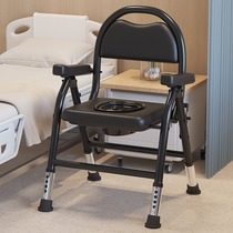 Elderly toilet toilet folding patient pregnant woman sitting in a chair for home aged toilet stainless steel sitting stool