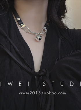 VIWEI摇滚铃铛超A锁骨链