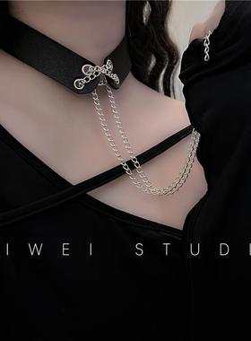 暗夜精灵原创暗黑系女脖颈链