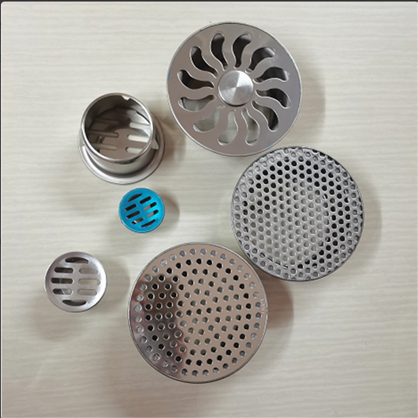 50PVC管帽不锈钢花园地漏盖110阳台下水道过滤网75洗衣机双用罩子 - 图2