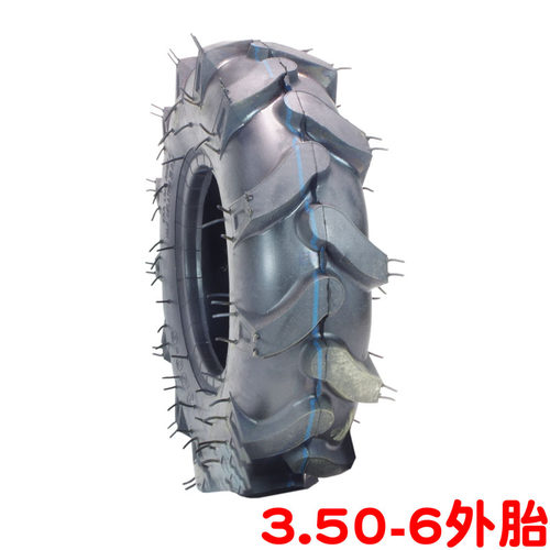微耕机400 4.00-8外胎内胎轮胎手推车350 3.50-6农机耕地机人字胎 - 图0