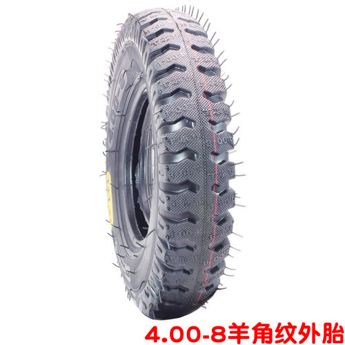 微耕机400 4.00-8外胎内胎轮胎手推车350 3.50-6农机耕地机人字胎 - 图2