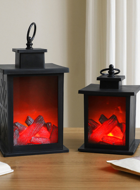 仿真火焰灯摆件火炉壁炉小夜灯