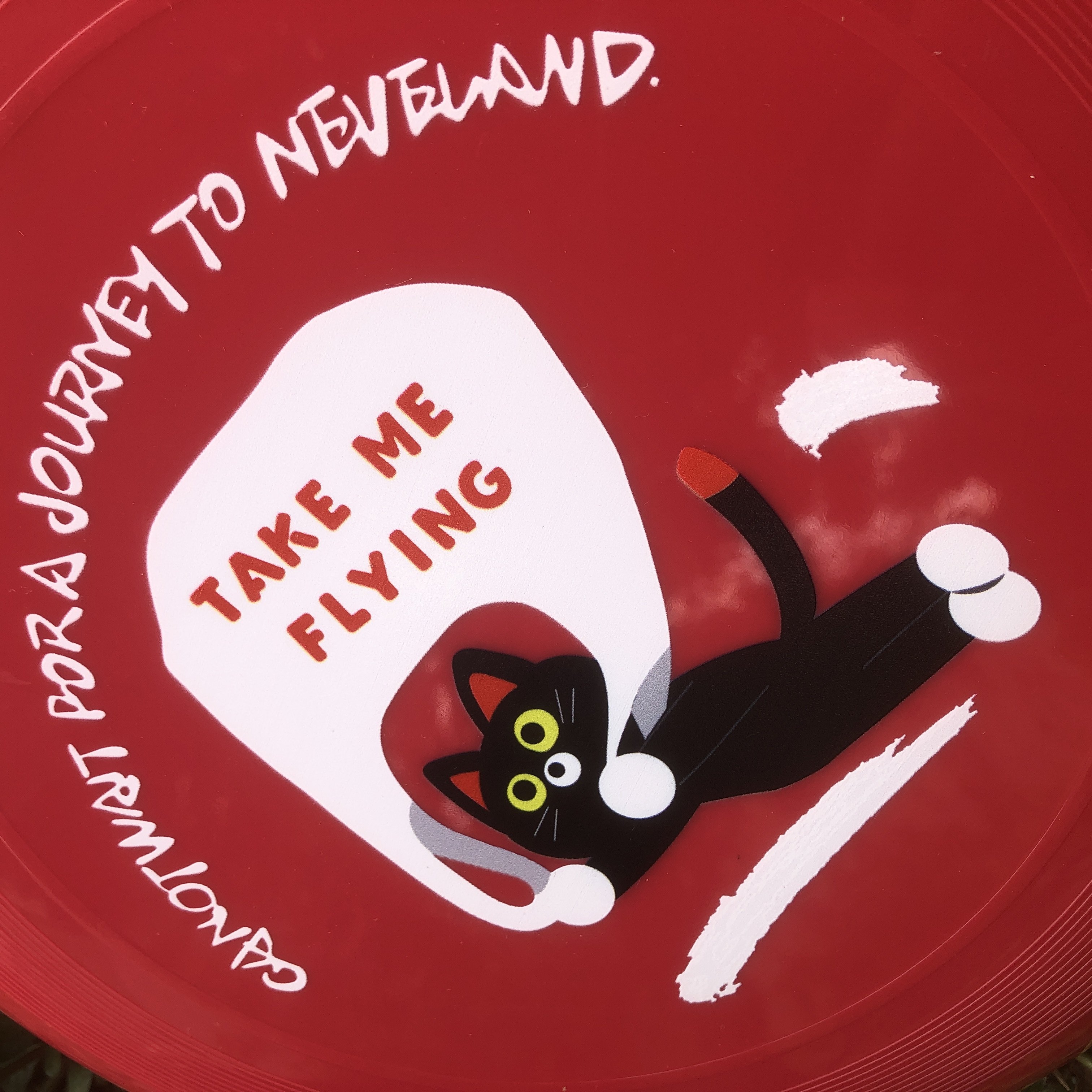 红色飞猫趣味飞盘PE材质极限飞盘成人专业标准飞碟可回旋,淘宝优惠券,粉丝福利购,淘宝优惠卷