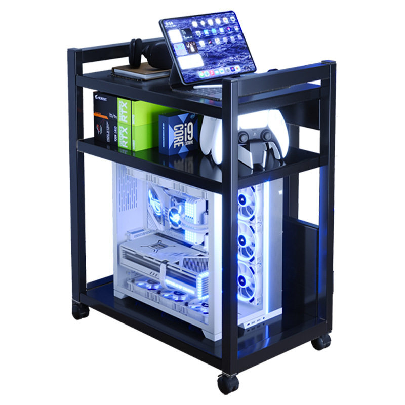Base rack floor-standing household under-desk trolley