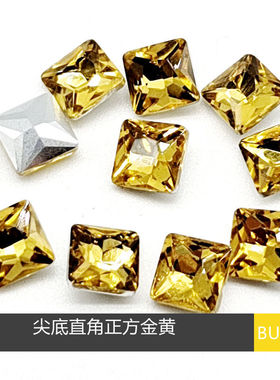 正方直角鞋钻美甲网红