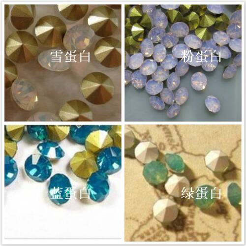 2.5mm直径SS9国产尖底圆形水钻彩钻镶钻diy补钻散钻小钻美甲立体 - 图1
