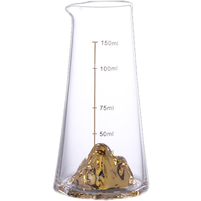 中式金山水晶玻璃分酒器白酒杯家用高端江山酒具酒壶带刻度烈酒杯,淘宝优惠券,粉丝福利购,淘宝优惠卷