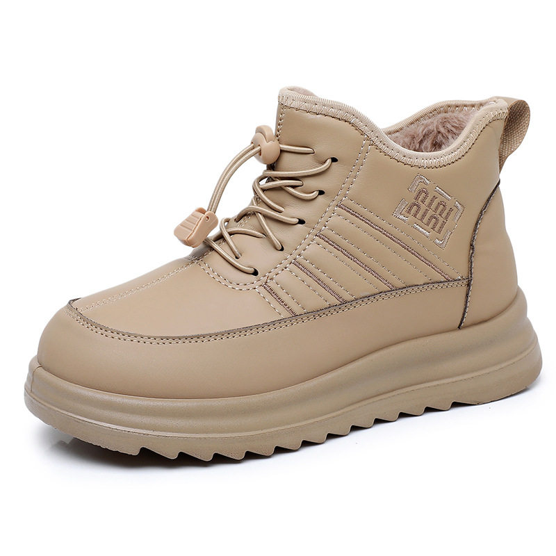 冬季新款女式棉鞋代发跨境鞋子女加绒加厚抗寒女棉靴一脚蹬妈妈鞋,淘宝优惠券,粉丝福利购,淘宝优惠卷