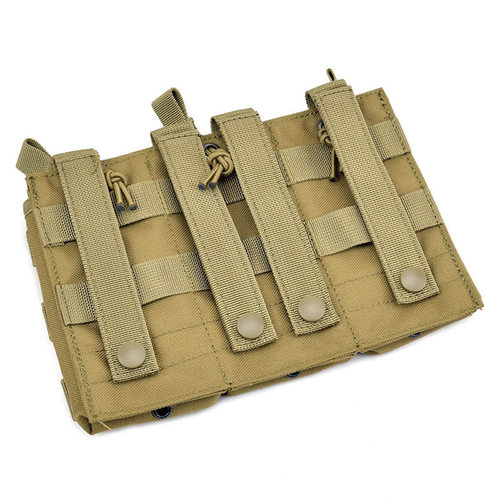 军迷Molle弹夹包M4AK三联弹匣袋JPC战术背心附件包5.56单联二联包-图2