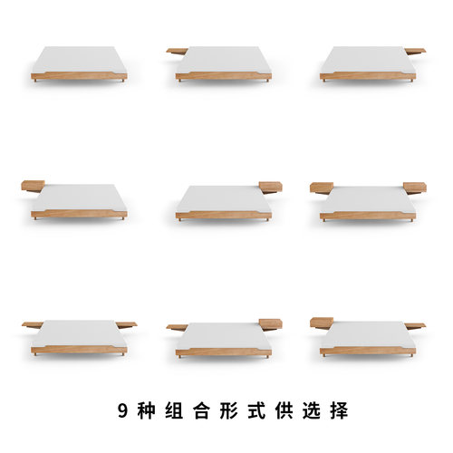 无床头榻榻米床现代简约实木北欧双人矮床小户型1.8米1.5元也设计 - 图2