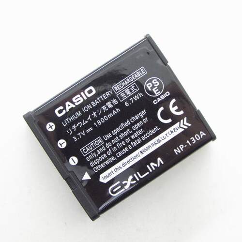 适用于卡西欧EX-H30 ZR1000 ZR1200相机NP-130电池+充电器+数据线 - 图3