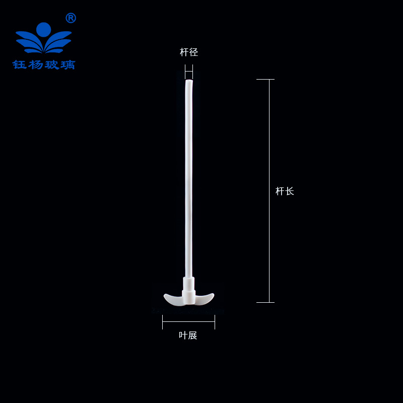 聚四氟乙烯塞19/24/29/34/40/50#四氟搅拌塞搅拌棒 桨 配三口烧瓶 - 图1