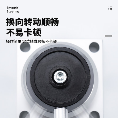 气动手转阀K34R6-8D/L/A/S气缸控制换向开关手动阀二位四通手扳阀 - 图2