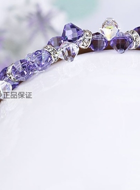 水晶生日礼物韩版时尚风多色吊坠