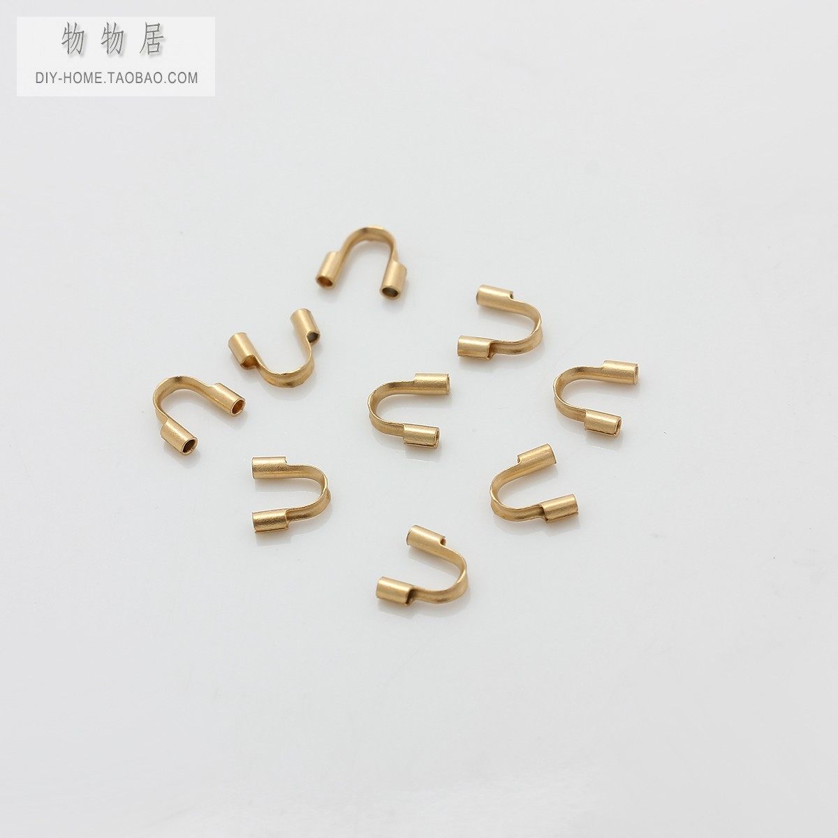 不褪色钛钢不锈钢U形扣马蹄扣藏线管护线器diy制作手链项链配件,淘宝优惠券,粉丝福利购,淘宝优惠卷