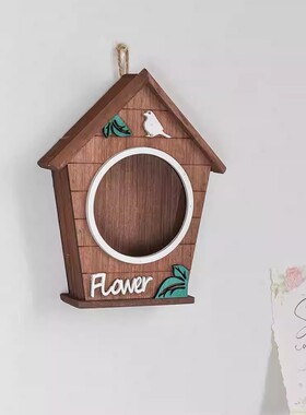 创意小鸟房子造型挂架