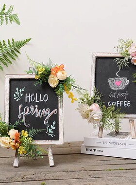 春季主题仿真花装饰摆件