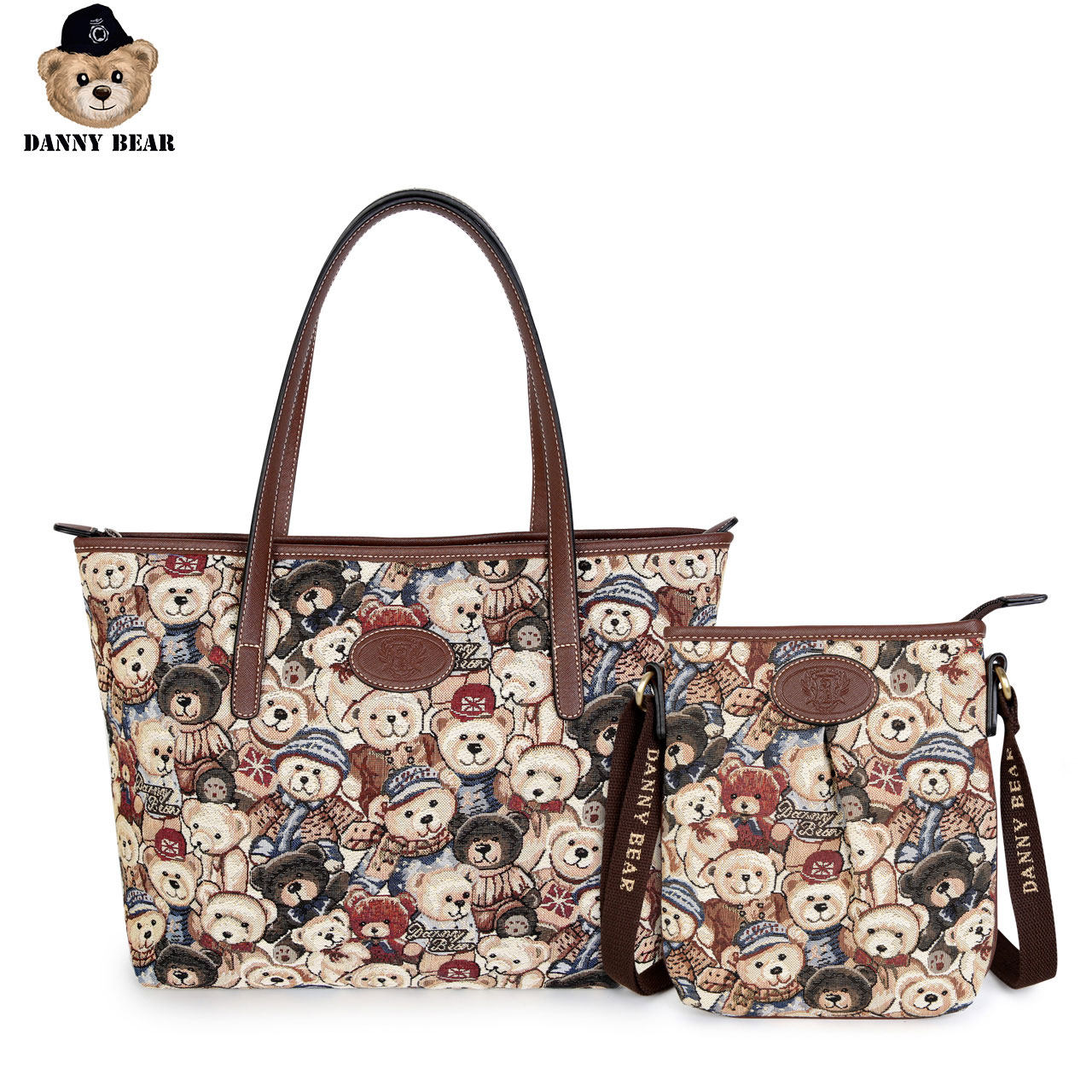 丹尼熊子母包斜跨休闲手提套装包 dannybear酷玛仕女士包袋