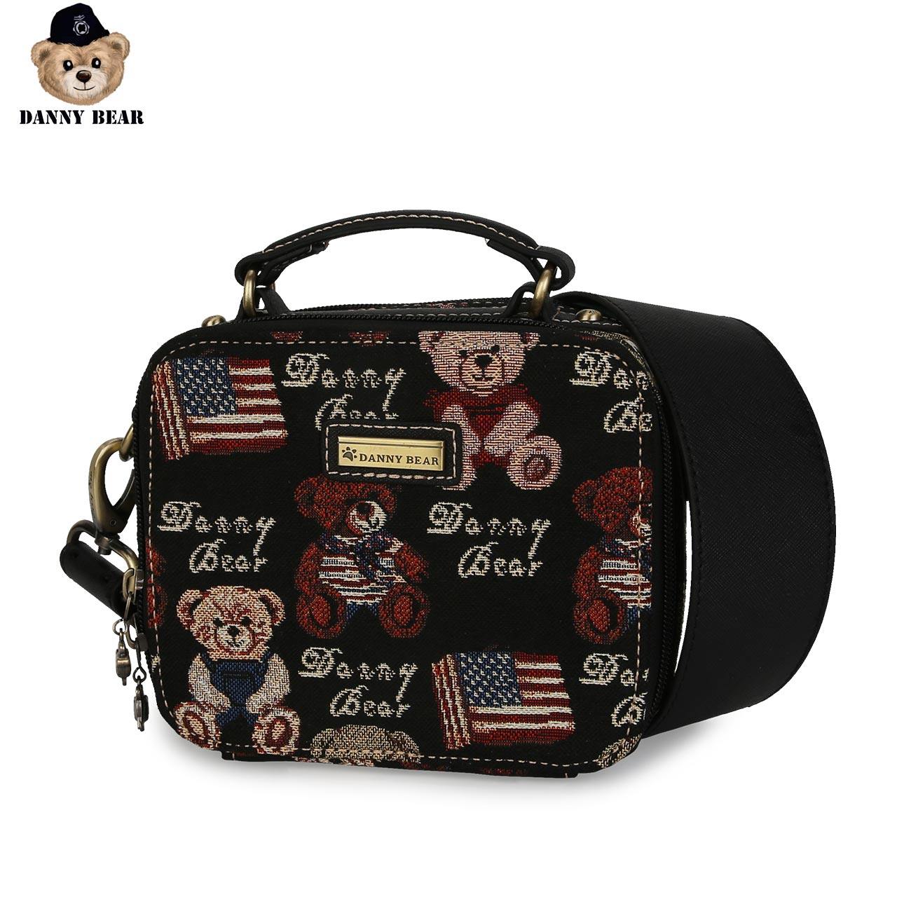 丹尼熊新品2020英伦风女挎包布包 dannybear酷玛仕女士包袋