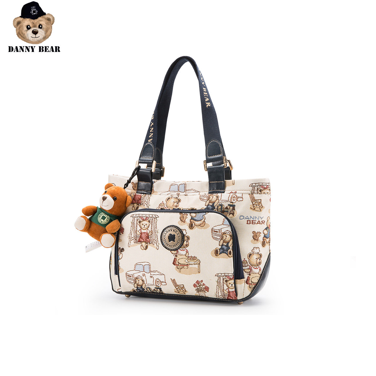 丹尼熊新品单肩托特包夏购物包袋 dannybear酷玛仕女士包袋