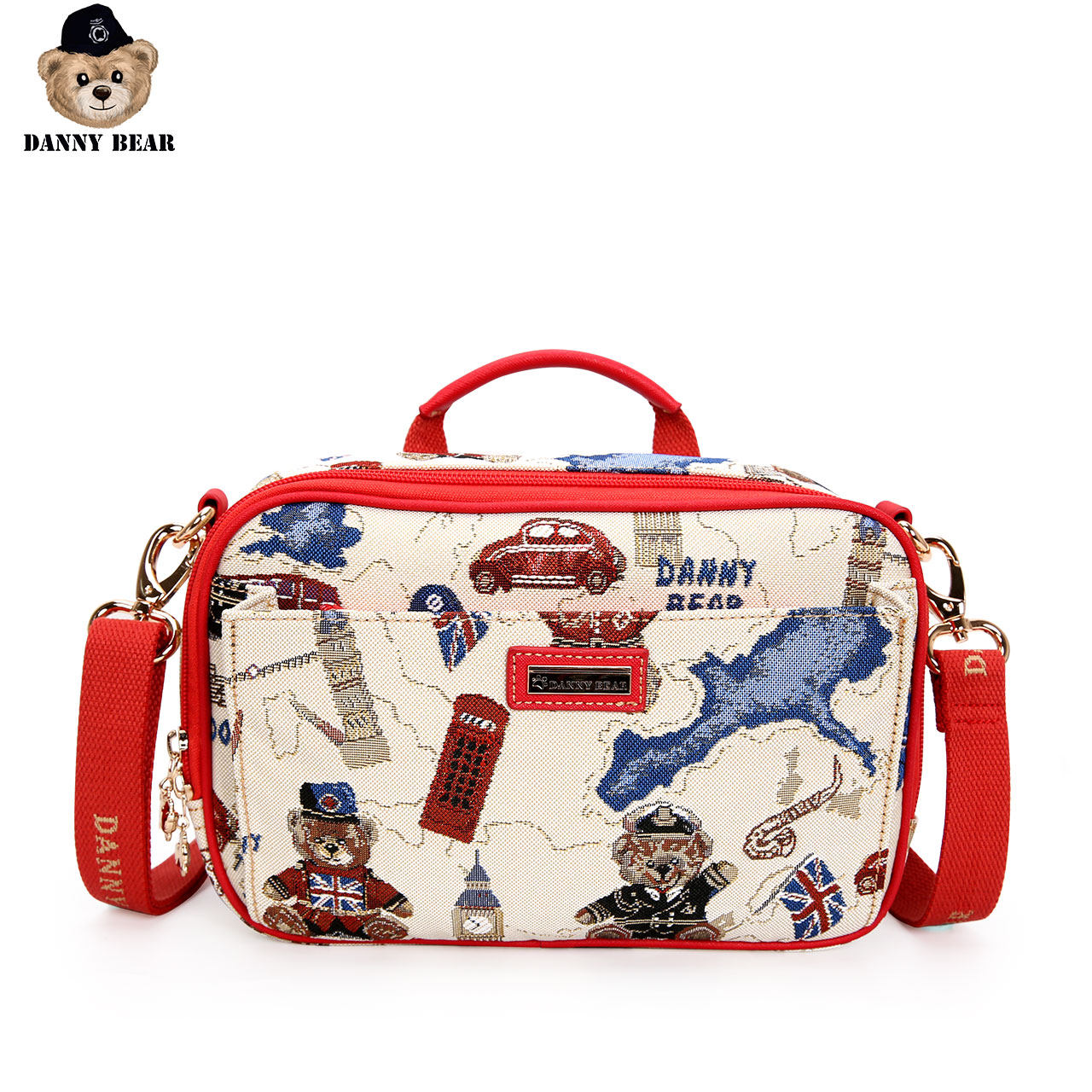 丹尼熊新款斜挎手提手拎女包休闲袋 dannybear酷玛仕女士包袋