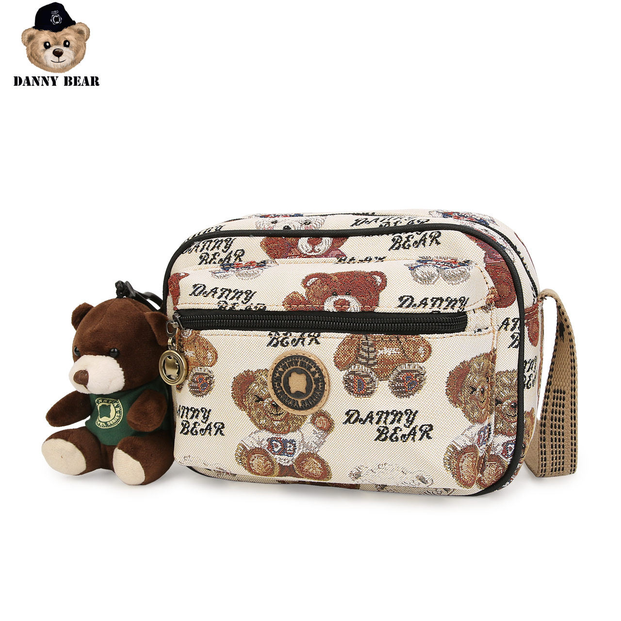 丹尼熊新品女2020日韩甜美风斜挎包 dannybear酷玛仕女士包袋