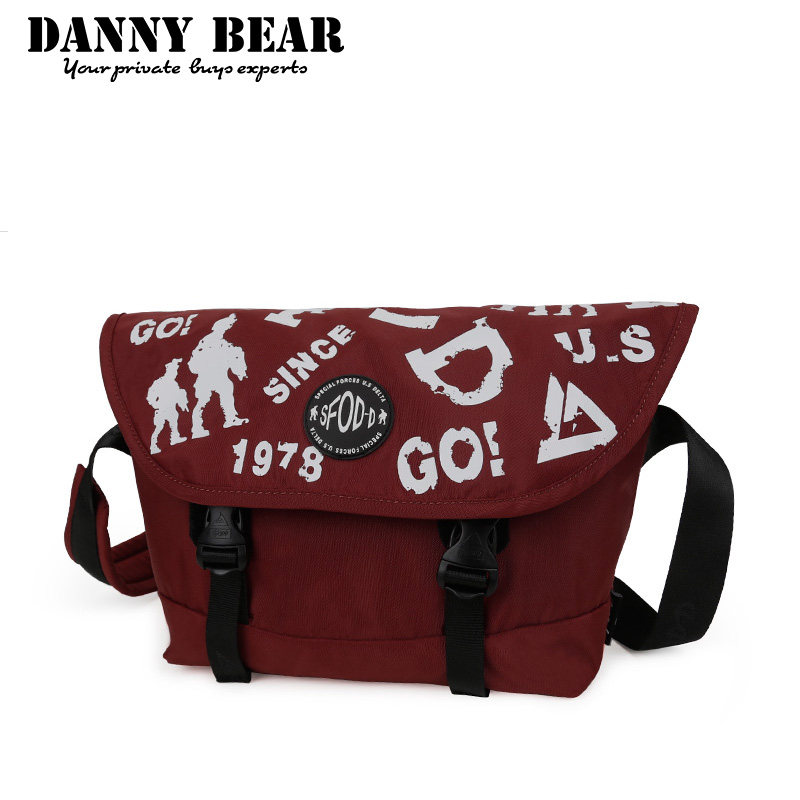 丹尼熊女2020新款个性潮酷斜挎小包 dannybear酷玛仕男士包袋