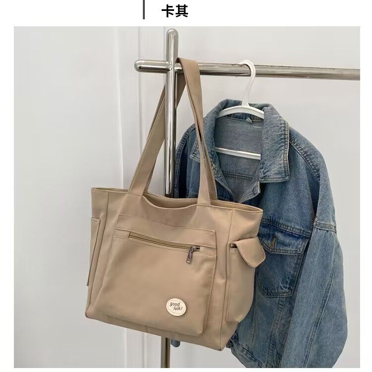 多功能帆布包女新款大容量中学生装书大学生上课书包单肩手提书袋,淘宝优惠券,粉丝福利购,淘宝优惠卷